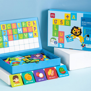 Magnetna slagalica DELI slova i brojevi 