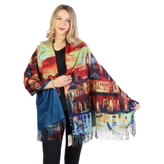 Šal ART COLLECTION Van Gog Gustav Klimt 