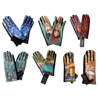 Rukavice ART COLLECTION Van Gog Gustav Klimt 