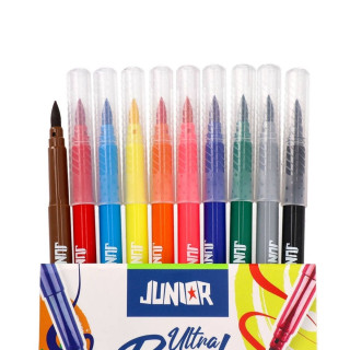 Flomasteri 10 JUNIOR Ultra Brush 