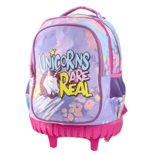 Anatomski ranac sa točkićima PLAY - Real Unicorns 