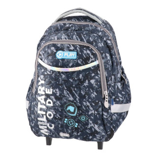 Ranac za vrtić sa točkićima PLAY - Military Code 