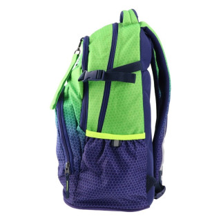 Školski ranac PLAY Apollo Sunset - zeleno-plava 
