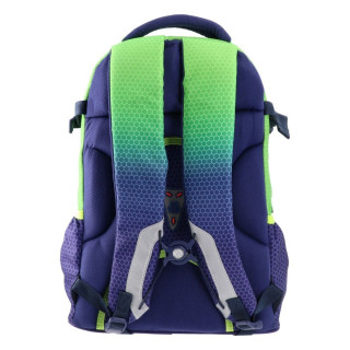 Školski ranac PLAY Apollo Sunset - zeleno-plava 