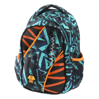 Školski ranac PLAY Apollo - Orange Lines 