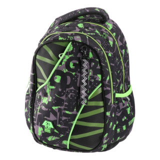 Školski ranac PLAY Apollo - Green Lines 