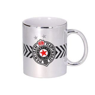 Keramička šolja Partizan metalik 