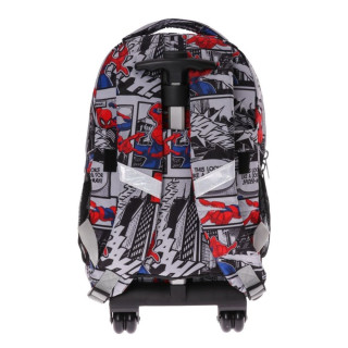 Anatomski ranac sa točkićima PLAY - Spiderman Comic 