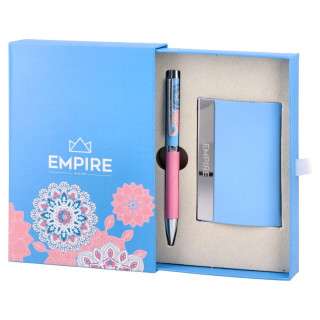 Set hemijska olovka i držač za kartice EMPIRE plava 