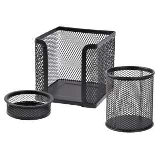 Set za kancelariju žičani crni 