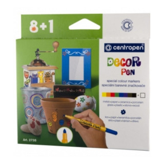 Dekor flomasteri 8+1 CENTROPEN - Classic 
