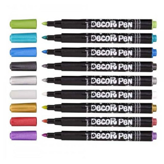 Dekor flomasteri 8+1 CENTROPEN - Metallic 