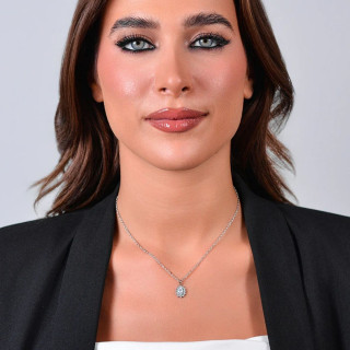 Ogrlica LUCA BARRA kristal sa cirkonima 