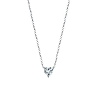 Ogrlica LUCA BARRA kristal belo srce 