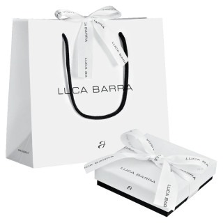 Ogrlica LUCA BARRA beli cirkon 