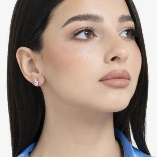 Minđuše LUCA BARRA beli kristali 