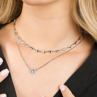 Ogrlica LUCA BARRA Hearts 