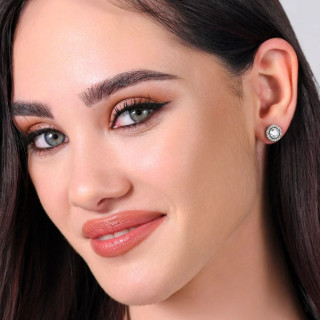 Minđuše LUCA BARRA kristal sa cirkonima 