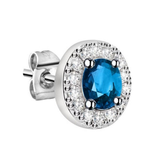 Singl minđuša LA PETITE STORY Spark blue 