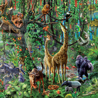 Puzzle EDUCA 33600 Wildlife 