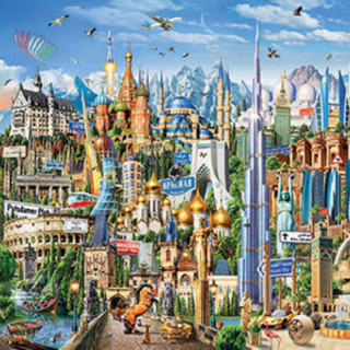 Puzzle EDUCA 42000 Around the World 