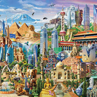 Puzzle EDUCA 42000 Around the World 