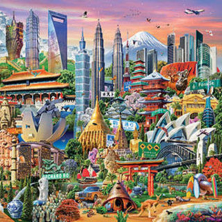 Puzzle EDUCA 42000 Around the World 