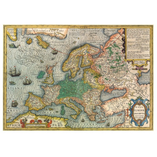 Puzzle EDUCA 1000 Map of Europe 