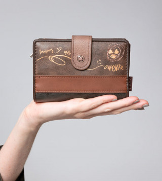 Novčanik ANEKKE Shoen Brown Medium RFID 