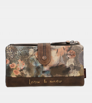 Novčanik ANEKKE Shoen Brown Large Flexible RFID 