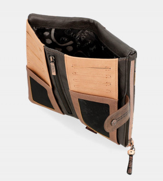 Novčanik ANEKKE Shoen Brown Large Flexible RFID 