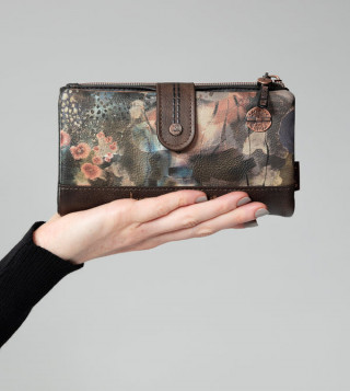 Novčanik ANEKKE Shoen Brown Large Flexible RFID 