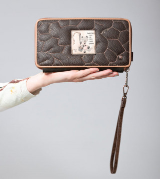 Novčanik ANEKKE Shoen Brown Passport Wallet 