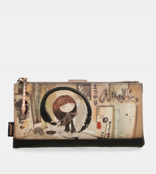 Novčanik ANEKKE Shoen Black Large Flexible 