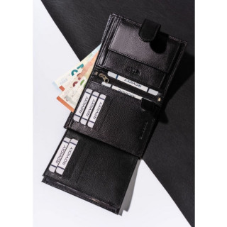 Kožni novčanik ROVICKY crni 