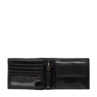 Kožni novčanik PETERSON crni 