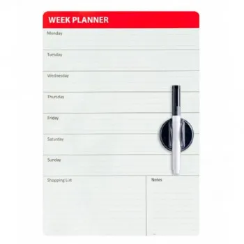 Magnetna tabla za frižider - Week planner 