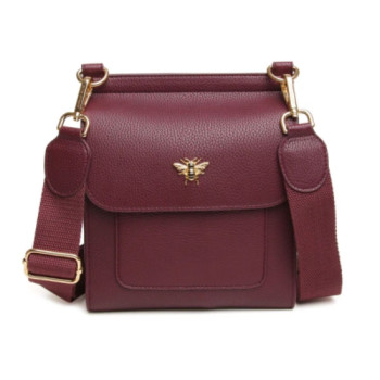 Torba ALICE WHEELER Bloomsbury Crossbody - Berry 