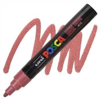 POSCA marker UNI PC-5m metalik crveni m15 