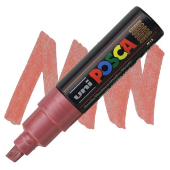 POSCA marker UNI PC-8K metalik crveni m15 