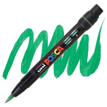 POSCA marker UNI PCF-350 brush zeleni 6 