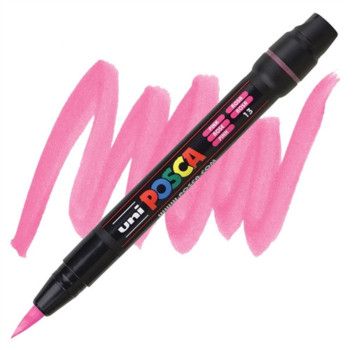 POSCA marker UNI PCF-350 brush roze 13 