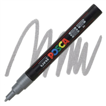 POSCA marker UNI PC-3m srebrni 26 
