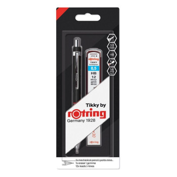 Tehnička olovka ROTRING Tikky III 0.5 Black set 