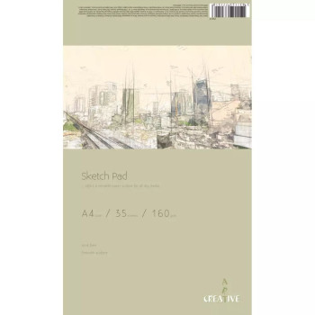 Skicen blok A4 CREATIVE 160g 35l 