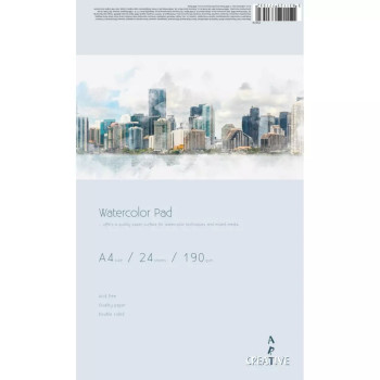 Akvarel blok A4 CREATIVE 190g 24l 
