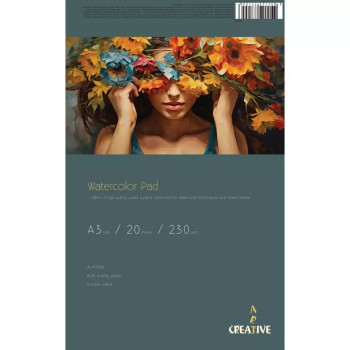 Akvarel blok A3 CREATIVE 230g 20l 