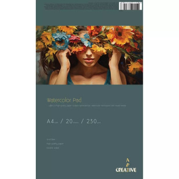 Akvarel blok A4 CREATIVE 230g 20l 