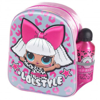 Ranac za vrtić CERDA 3D - LOL + flašica 