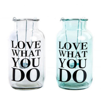 Stakleni svećnjak ITEM Love 